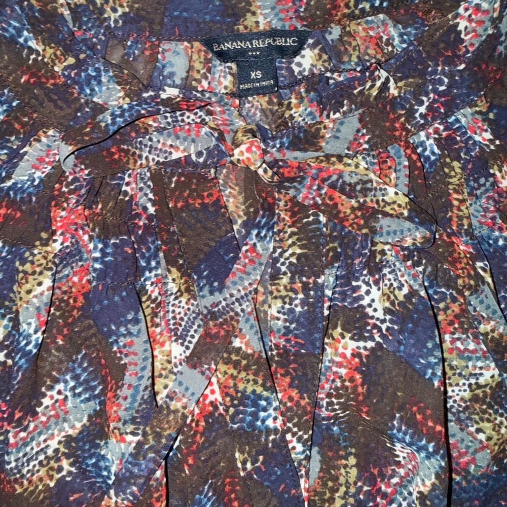 3 x 20$ Banana Republic Colorful Women's Blouse Size XS - Picture 2 of 7